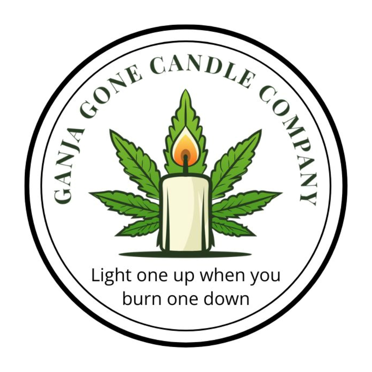 Ganja Gone Candle Company Logo