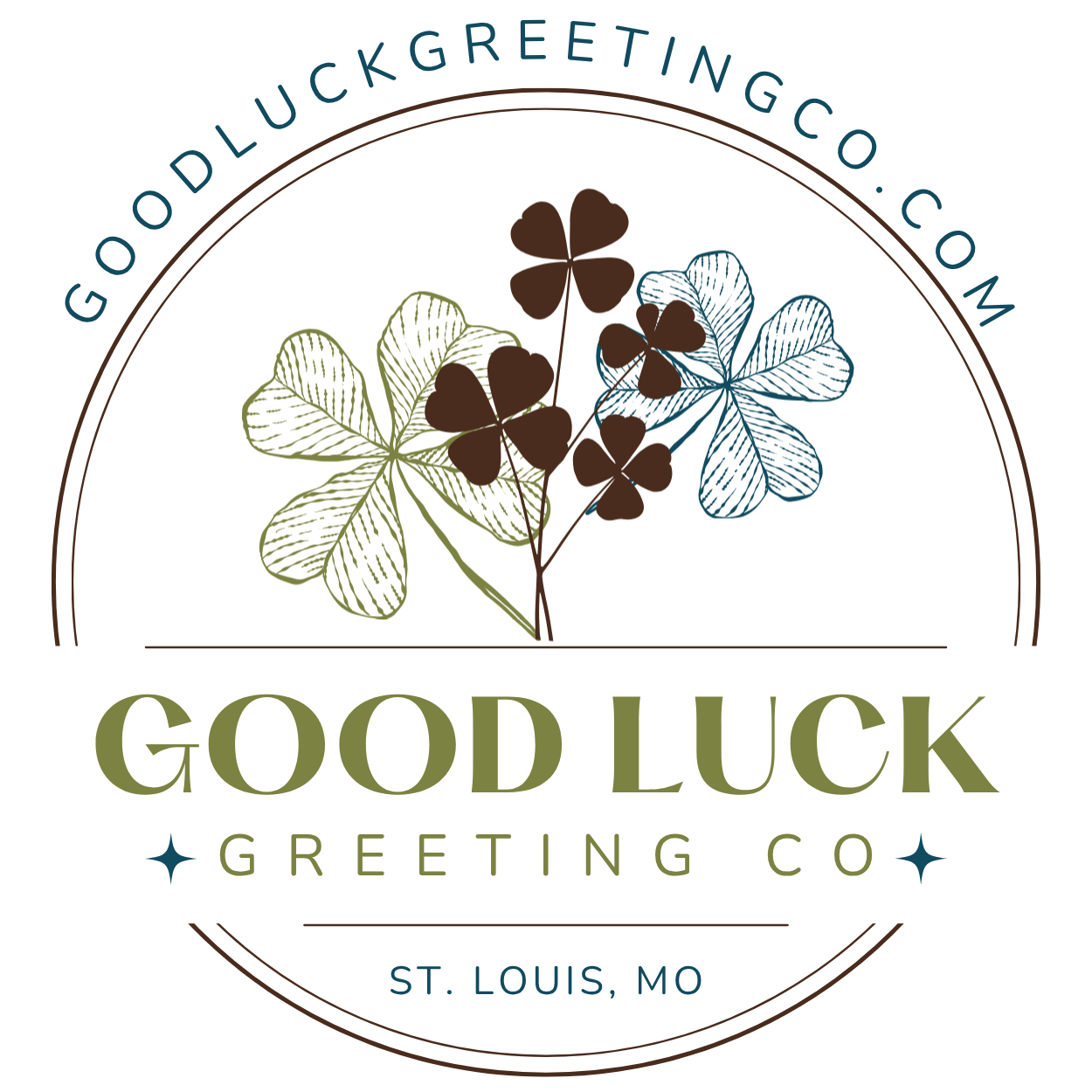 Good Luck Greeting Co Logo